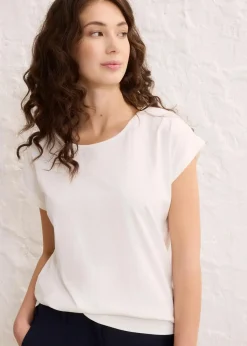 Shirt mit Seidenanteil