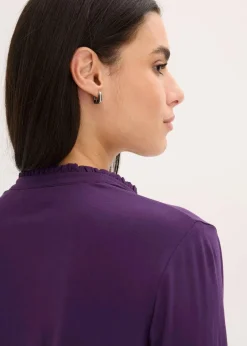 Shirt mit Stehkragen