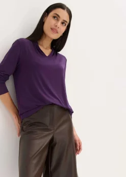 Shirt mit Stehkragen