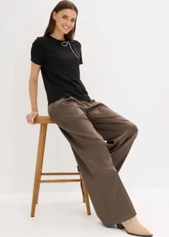 Shirt mit Strass-Applikation