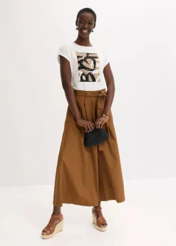 Shirt mit Viskose und Glitzersteinen