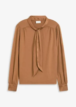 Shirt mit Viskose und Satinschluppe