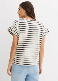 Shirt mit Volantärmeln