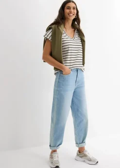 Shirt mit Volantärmeln