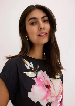 Shirt mit Webeinsatz