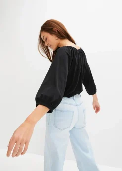 Shirtbluse aus reiner Bio-Baumwolle