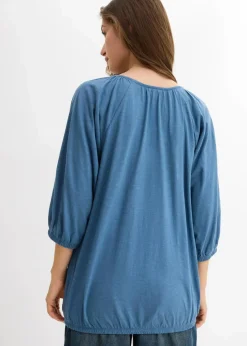 Shirtbluse aus reiner Bio-Baumwolle