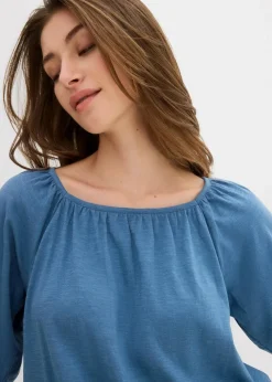 Shirtbluse aus reiner Bio-Baumwolle