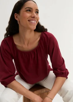 Shirtbluse aus reiner Bio-Baumwolle