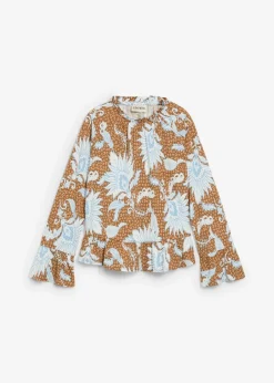 Shirtbluse aus softem Modal-Mix