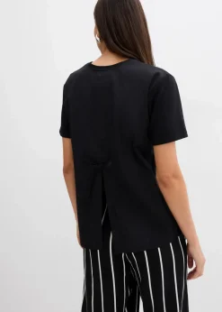 Shirtbluse mit Bindedetail