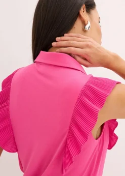 Shirtbluse mit Volants