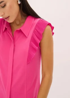 Shirtbluse mit Volants