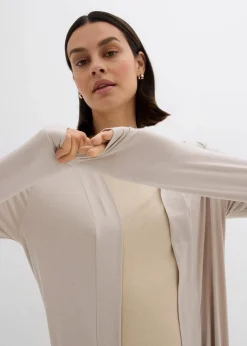 Shirtjacke aus softem Viskose-Mix