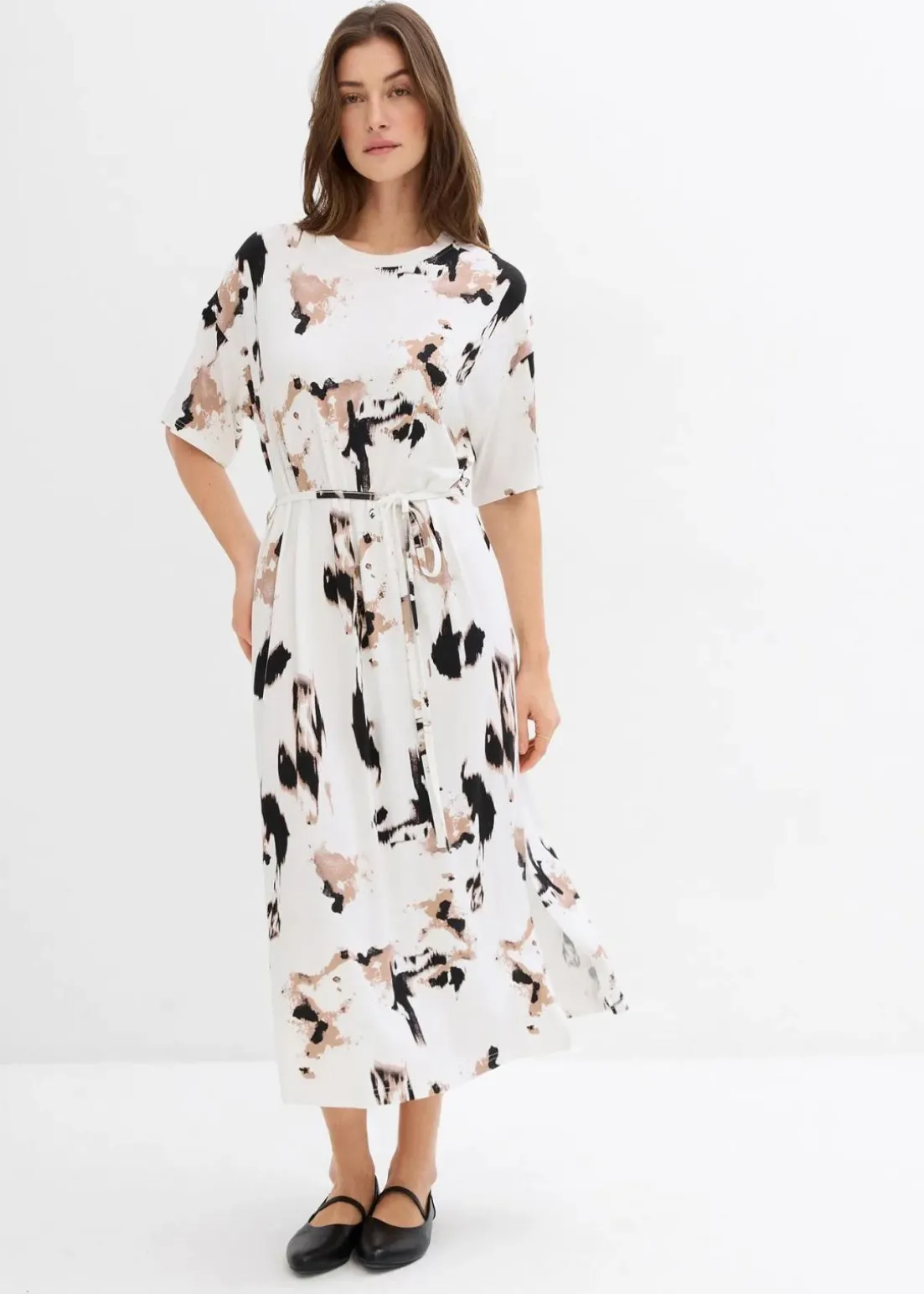 Shirtkleid aus feiner Viskose