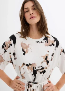 Shirtkleid aus feiner Viskose