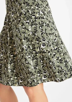 Shirtkleid aus fließendem Viskose-Mix