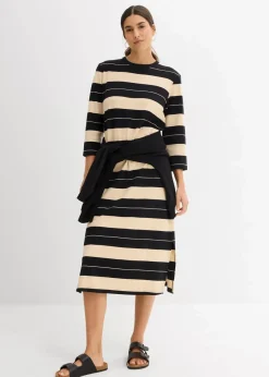 Shirtkleid aus reiner Baumwolle