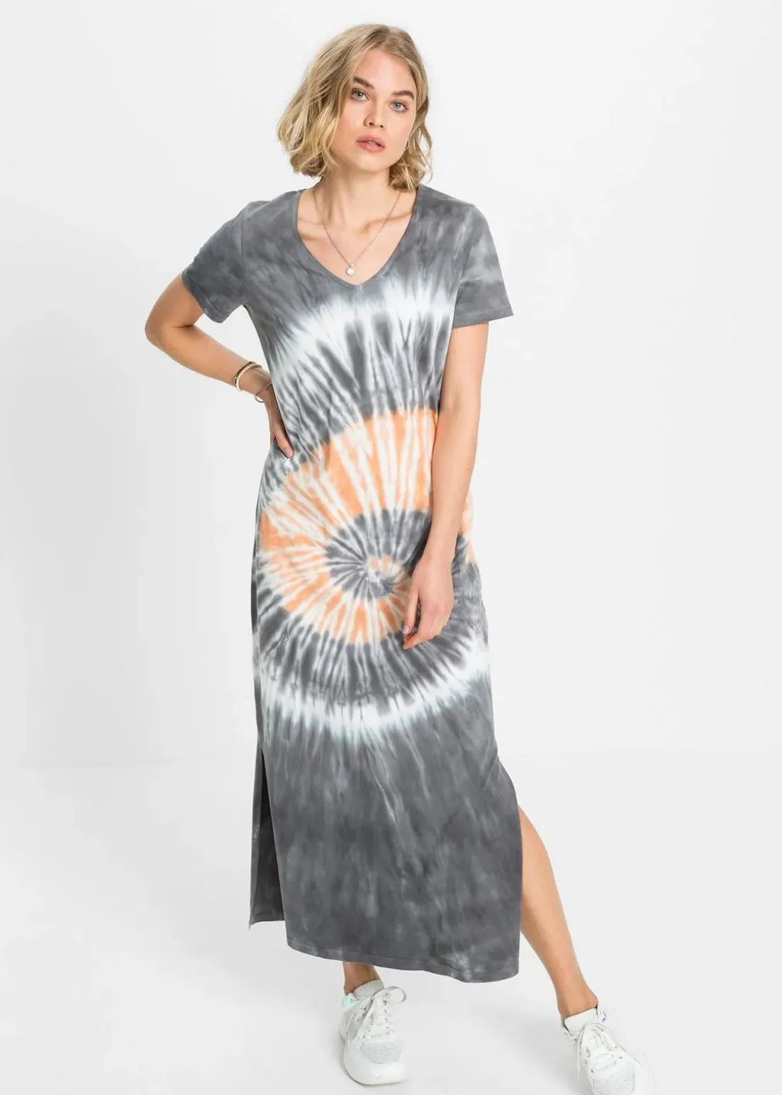 Shirtkleid aus reiner Baumwolle