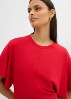 Shirtkleid aus softem Punto di Roma