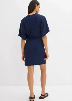 Shirtkleid aus softem Punto di Roma