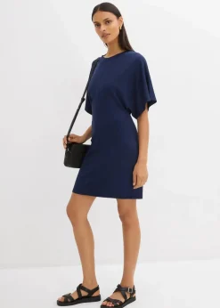 Shirtkleid aus softem Punto di Roma