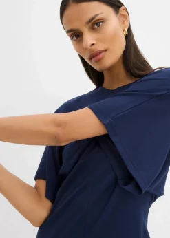 Shirtkleid aus softem Punto di Roma