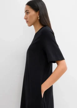 Shirtkleid in A-Linie aus Viskose-Mix