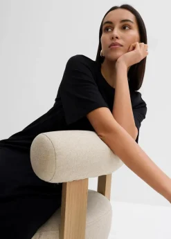 Shirtkleid in A-Linie aus Viskose-Mix