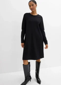 Shirtkleid in A-Linie aus Viskose-Mix