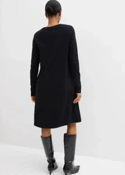 Shirtkleid in A-Linie aus Viskose-Mix