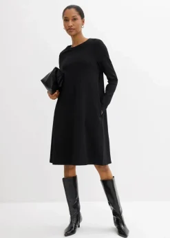 Shirtkleid in A-Linie aus Viskose-Mix