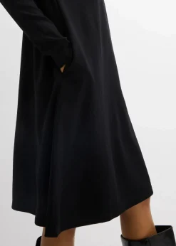 Shirtkleid in A-Linie aus Viskose-Mix