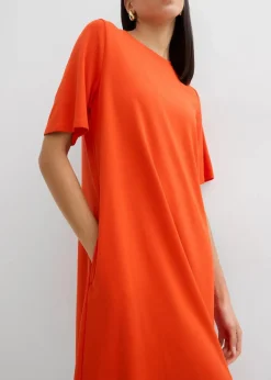 Shirtkleid in A-Linie aus Viskose-Mix