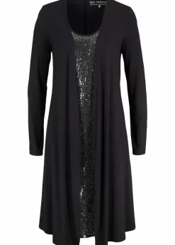 Shirtkleid in Doppeloptik aus nachhaltiger Viskose