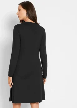 Shirtkleid in Doppeloptik aus nachhaltiger Viskose