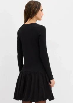 Shirtkleid mit Ballonrock