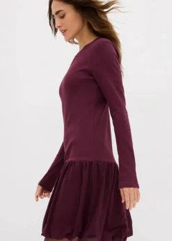 Shirtkleid mit Ballonrock