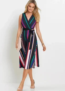 Shirtkleid mit Bindeband