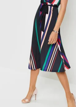 Shirtkleid mit Bindeband