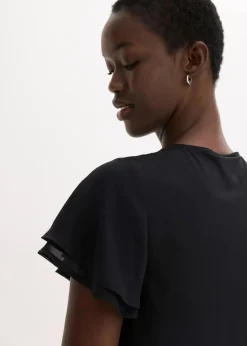 Shirtkleid mit Chiffonärmeln