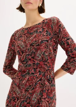Shirtkleid mit Paisley Druck