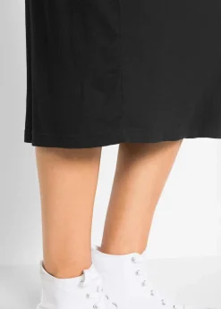 Shirt-Kleid mit 3/4-Ärmeln