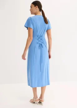 Shirtkleid mit Schlitz