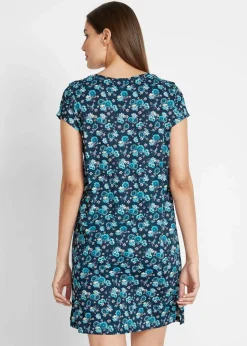 Shirtkleid mit seitlichen Schlitzen aus reiner Baumwolle (2er Pack)