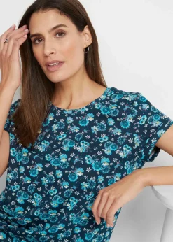 Shirtkleid mit seitlichen Schlitzen aus reiner Baumwolle (2er Pack)