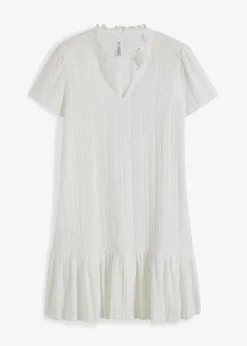 Shirtkleid mit Spitze