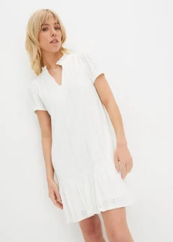 Shirtkleid mit Spitze