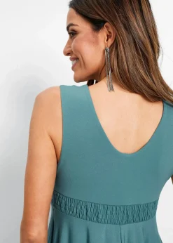 Shirtkleid mit V-Ausschnitt