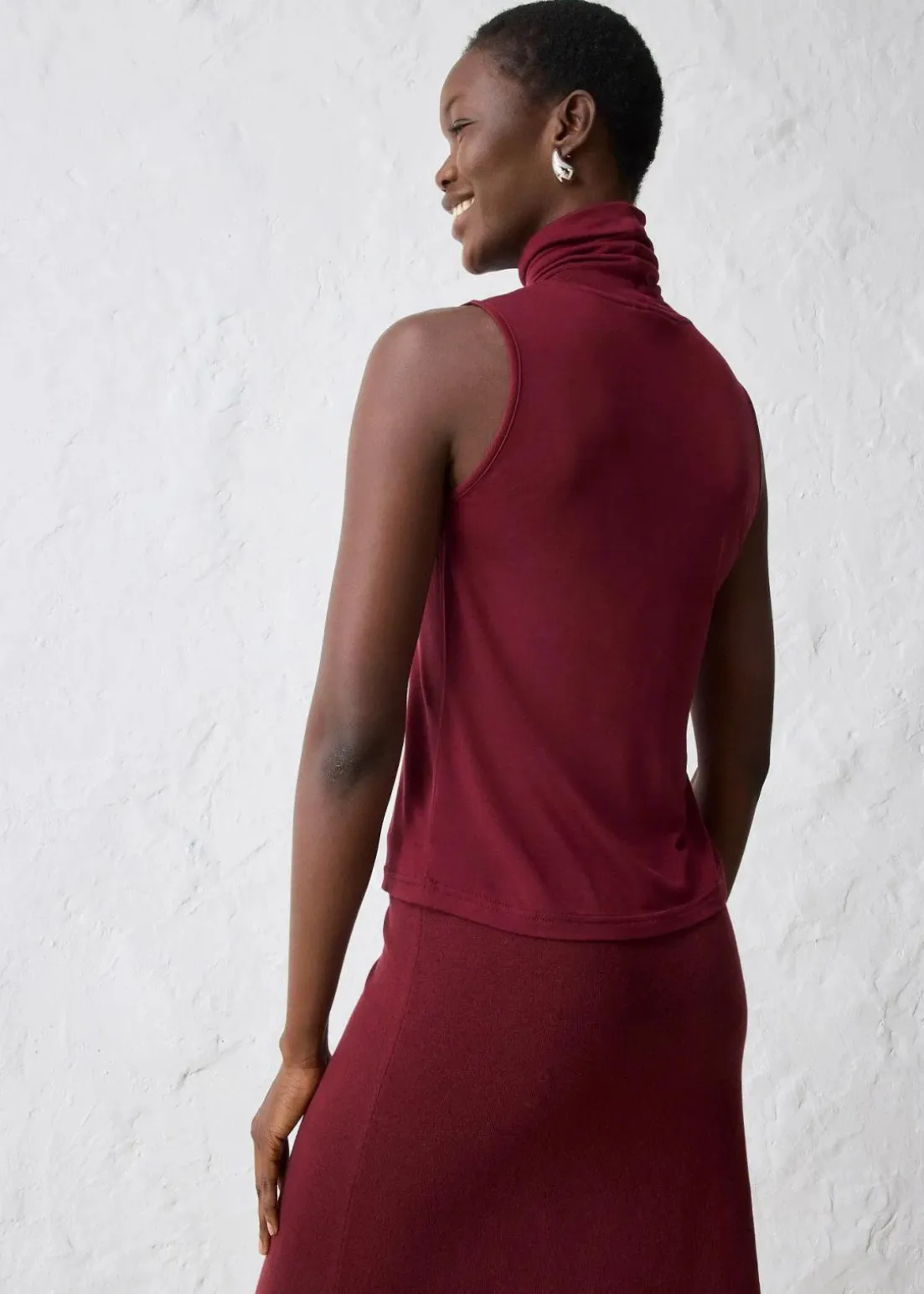 Shirttop aus weichem Woll-Mix